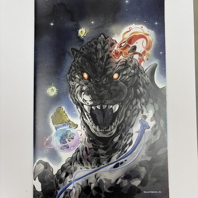 🟣 Godzilla Vs Fantastic Four #1 Peach Momoko Virgin (1:100 Ratio)-image