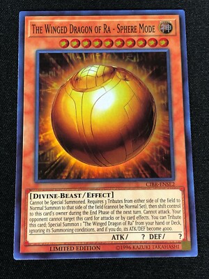 YUGIOH THE WINGED DRAGON OF RA SPHERE MODE CIBR-ENSE2 SUPER (NM)-image