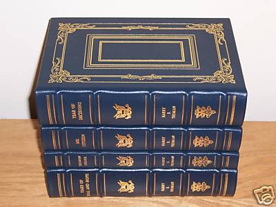 Easton Press MEMOIRS OF HARRY S. TRUMAN 4 vols Citizen Decisions Trial and Hope-image