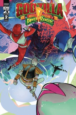 GODZILLA VS MIGHTY MORPHIN POWER RANGERS II #2 - Rivas Cover A - Presale 05/15-image