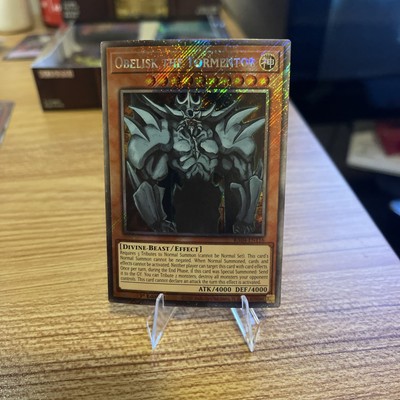 Obelisk the Tormentor (Platinum Secret Rare) RA04-EN116 Quarter Century Stampede-image