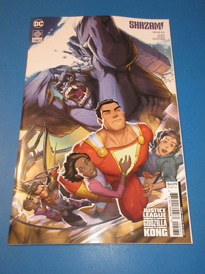 Shazam #4 Justice League vs Kong vs Godzilla Variant NM Gem Wow-image