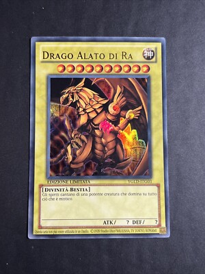 Yu Gi Oh Winged Dragon of Ra YGLD-ITG03 Ed Limited ITA Ultra Rare Divine Beast-image