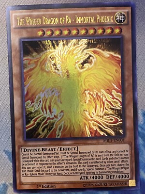 The Winged Dragon of Ra - Immortal Phoenix MIL1-EN001 1st Edition Ultra Rare-image