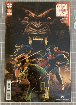 Justice League vs Godzilla vs Kong #3 Deodato Variant NM-image