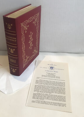 Theodore Roosevelt A Biography by Henry F. Pringle Easton Press Leather HC 1987-image