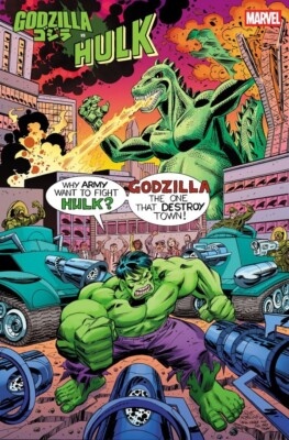 Godzilla Vs Hulk #1 Scott Koblish Classic Cover Variant 4/16 Marvel Comics-image