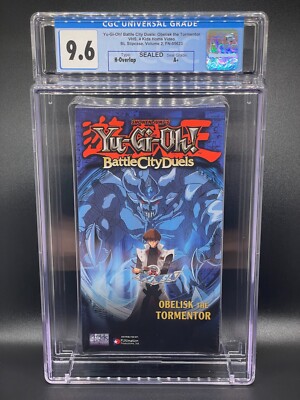 Yugioh Battle City Duels Vol. 2 Obelisk the Tormentor Graded VHS CGC 9.6 Seal A+-image