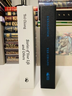 Ted Chiang Stories of Your Life & Exhalation Signed LETTERED Subterranean Press-image