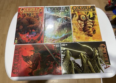Godzilla: Here There Be Dragons II Sons of Giants #1-5 VF/NM complete series IDW-image