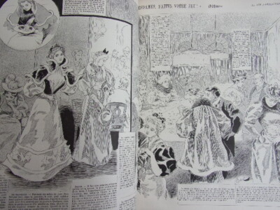 The Parisian Life 1893. Elegant Manners - Theater - Music - Fashion. In Folio-image