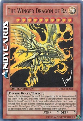 exc • THE WINGED DRAGON OF RA Super R • ORCS ENSE2 Yugioh!-image