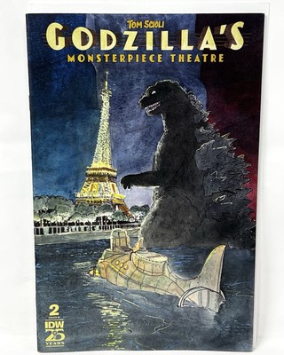 Godzilla's Monsterpiece Theatre #2 Cover RI Tom Scioli IDW Publishing-image
