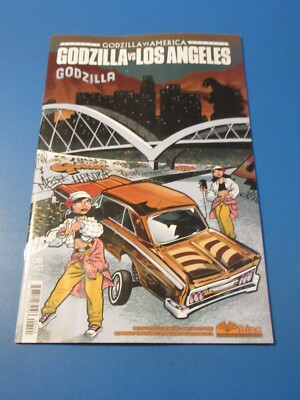 Godzilla vs America #2 Los Angeles Gonzo variant NM Gem Wow-image