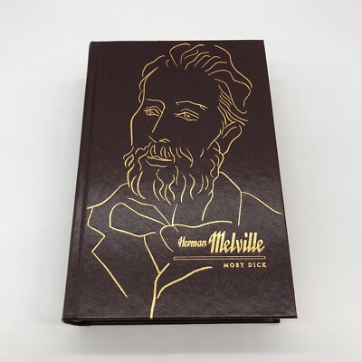 Herman Melville Moby Dick gold gilted special edition 1998 Leather HC Book-image
