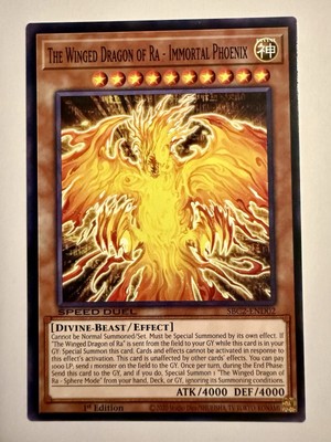 The Winged Dragon of Ra - Immortal Phoenix (SBC2-END02) - Common - 1st Edition-image