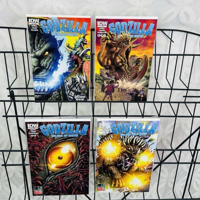 Godzilla Rulers of the Earth 1 5 11 14 Lot IDW Matt Frank Cover-image