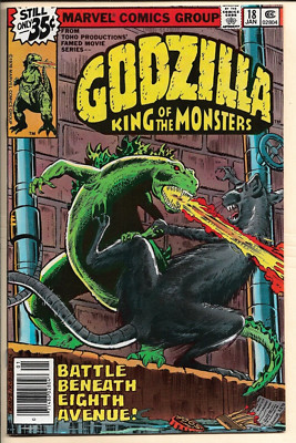 Godzilla King of the Monsters #18 VF+  (1979) Marvel Monster comic-image
