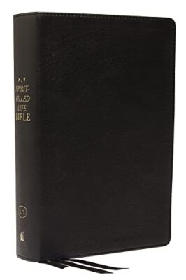 KJV SpiritFilled Life Bible Th - Leather Bound - GOOD-image