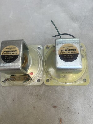 Fisher XP-2a two tweeters speakers-image