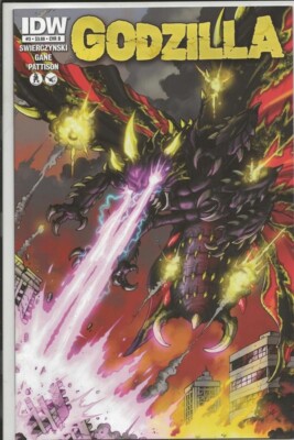 Godzilla #3 Cover B ORIGINAL Vintage 2012 IDW Comics-image