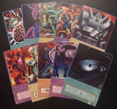 Yu-Gi-Oh! 4kids English Anime Style Cards - Egyptian God Cards, Blue-Eyes, Etc.-image