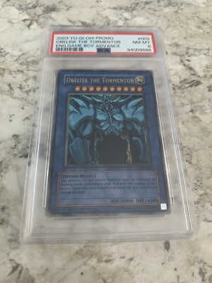 YuGiOh!  Obelisk the Tormentor GBI-002 Game Boy Advance PROMO -PSA 8-image