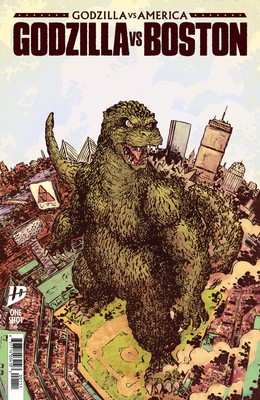 Godzilla Vs. America: Boston Variant B (Lonergan) 6/9/25 PRESALE-image