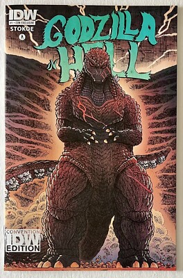 GODZILLA IN HELL #1 • IDW CONVENTION EXCLUSIVE • KING OF MONSTERS • STOKOE • NM+-image