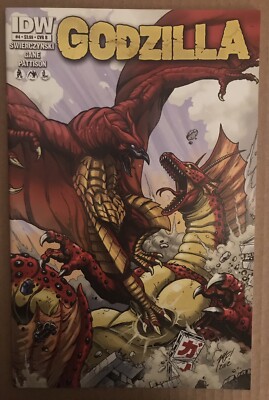 Godzilla #4 2012 Variant IDW Comic Book-image