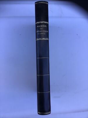 1831 Memoir Of Sebastian Cabot History Maritime Discovery Leather Front Errata-image