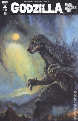 Godzilla Rage Across Time #4 VF 2016 Stock Image-image