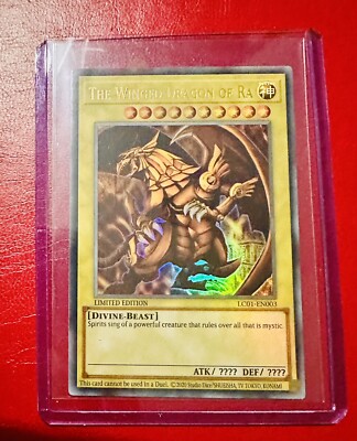 The Winged Dragon of Ra Ultra Rare Yugioh 1st Edition 25th LC01-EN003-image