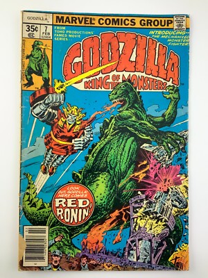 Marvel Comics Group Godzilla King of the Monsters No. 7 February 1977 GG765-image