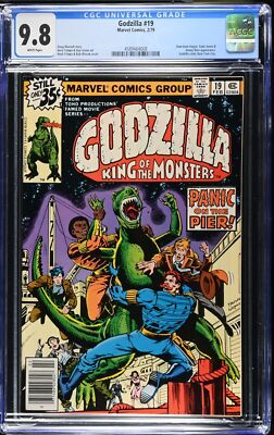 Godzilla #19 CGC 9.8 (1979 Marvel) Moench Herb Trimpe Dan Green Fantastic Four-image