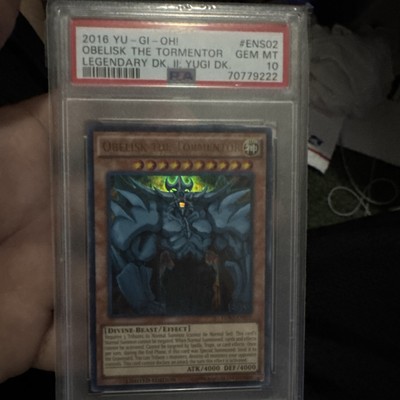 2016 YuGiOh Obelisk the Tormentor LDK2-ENS02 Limited Edition PSA 10-image