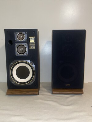 Set Fisher stv-410 Speakers, Vintage Complete Tested Great sound.-image