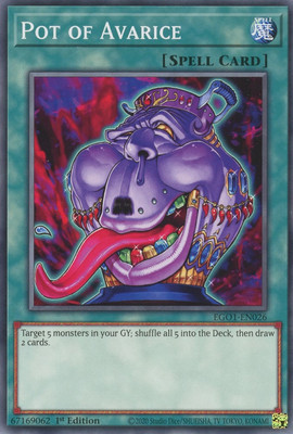 Egyptian God Deck: Obelisk the Tormentor #EGO1-EN026 Pot of Avarice UN-image