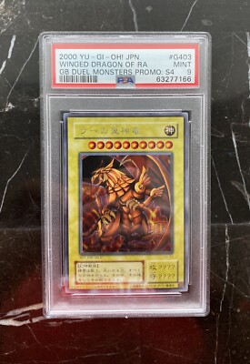 PSA9 2000 Yu-Gi-Oh! Gameboy Duel Monsters Promos G403 The Winged Dragon Of Ra-image