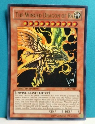 The Winged Dragon Of Ra JUMP-EN045  Shonen Promo Ultra Rare YuGiOh-image