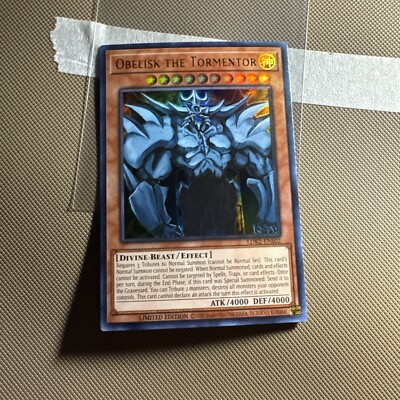 Obelisk The Tormentor LDK2-ENS02 Ultra Rare Limited Edition NM Yugioh Card-image