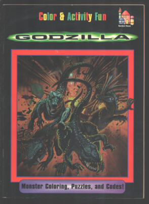 Godzilla Color & Activity Book #  1984 - Randon House  -VF - Comic Book-image