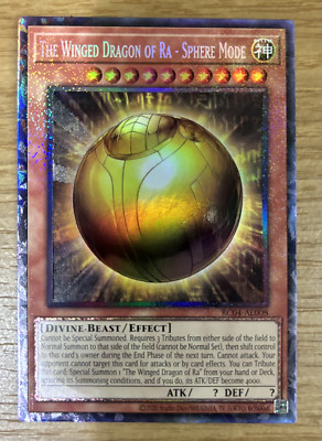 Yu-Gi-Oh! TCG The Winged Dragon of Ra - Sphere Mode 25th Anniversary Rarity...-image