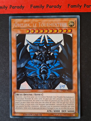 Obelisk, The Tormentor TN19-FR007 YuGiOh! Secret Rare French-image