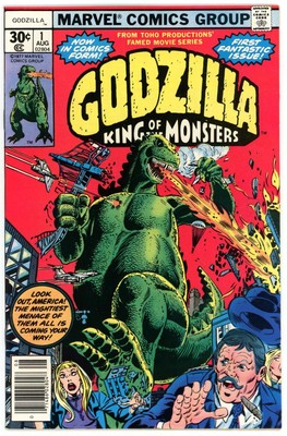 Godzilla..King of the Monsters #1 Aug.1977  