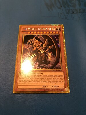 YUGIOH Gold Rare The Winged Dragon Of Ra PGLD-EN031-image