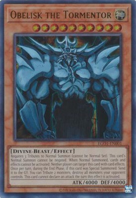 Yu-Gi-Oh Card - EGO1-EN001 - OBELISK THE TORMENTOR (ultra rare holo) - NM-image