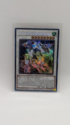 Crystal Wing Synchro Dragon (Secret Rare) RA02-EN029 25th Anniversary Rarity...-image