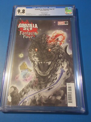 Godzilla vs Fantastic Four #1 Momoko variant CGC 9.8 NM/M Gorgeous Gem Wow-image