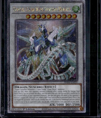 Yu-Gi-Oh! Crystal Clear Wing Synchro Dragon RA04-EN059 QCSR 1st Edition NM-image